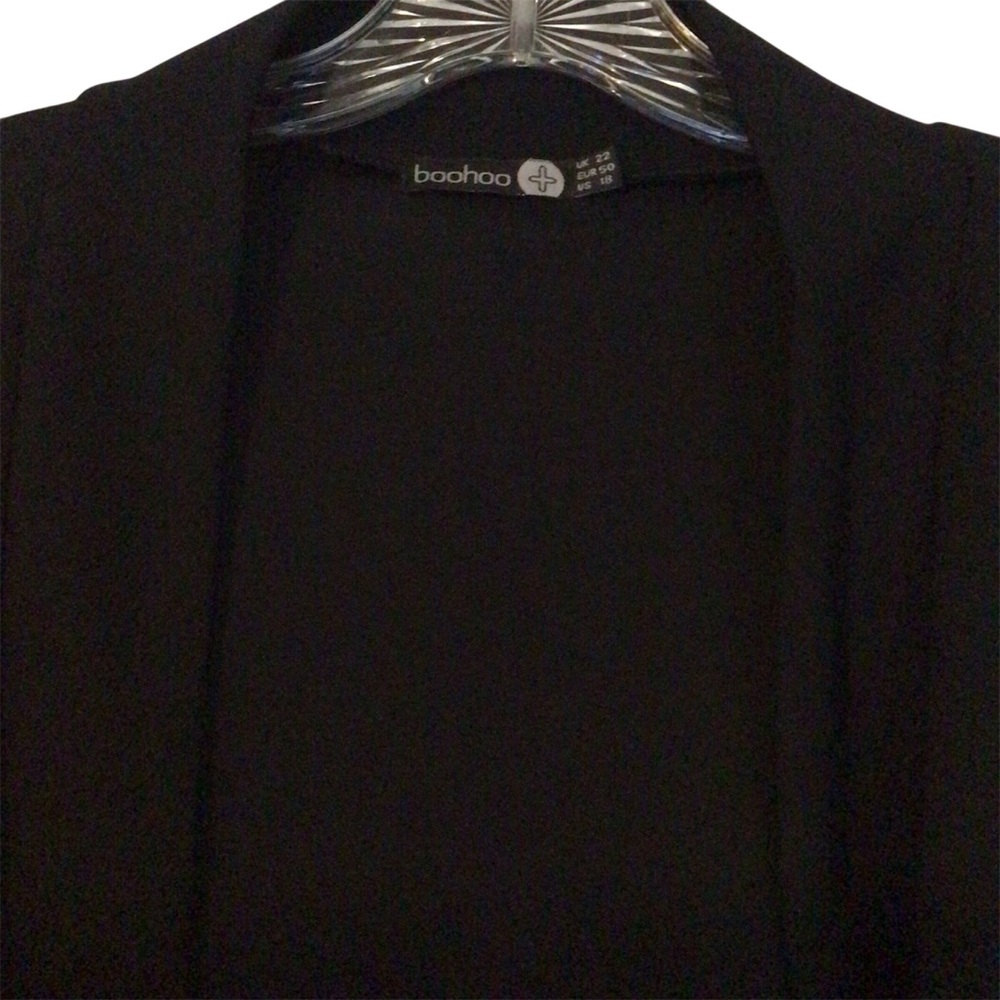 Boohoo Black Women's Duster Size 18 - Picture 2 of 3